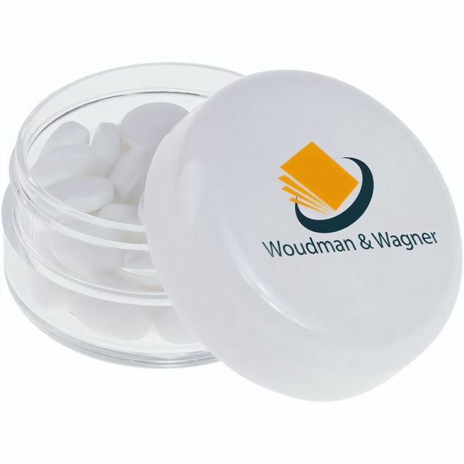 Mini Kunststoff-Topf mit Pfefferminz