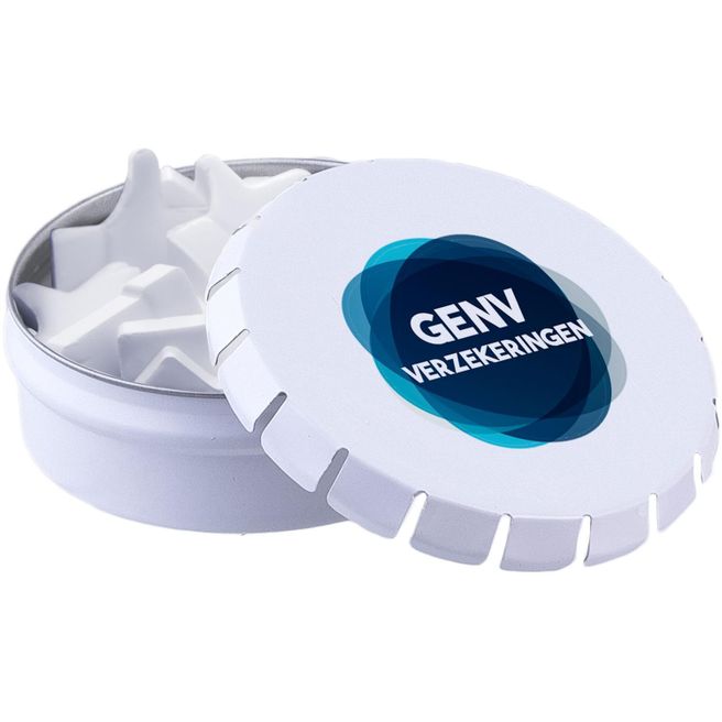 Mini clic-clac Dose mit Pfefferminzform