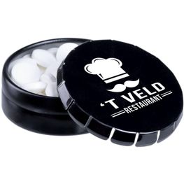 Produktabbildung Super Mini Klick-Klack Dose gefüllt mit Süßigkeiten Super Mini Klick-Klack Dose gefüllt mit Süßigkeiten