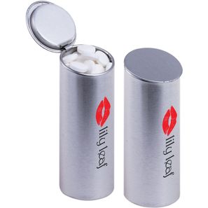 Runde hohe Dose Pfefferminz