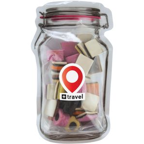 Briefkasten-"Weckglas" midi mit Süssigkeiten