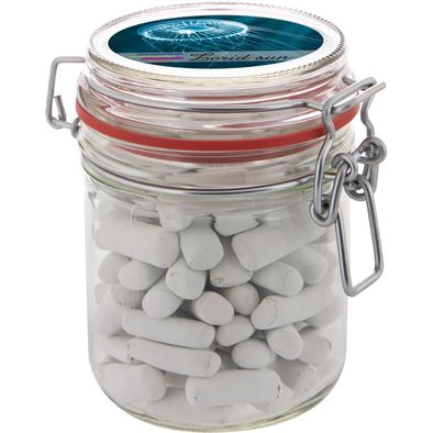 Maxi Weckglas 0,4 Liter, mit Süßigkeiten