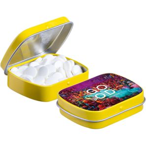 Mini Klappdeckeldose mit Pfefferminz