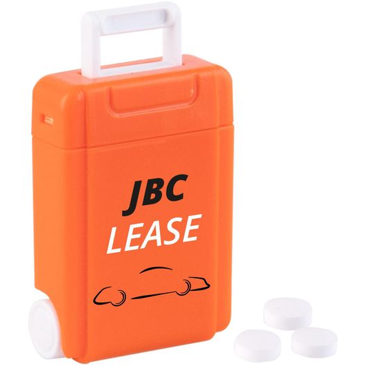 Produktabbildung Trolley-Koffer-Spender Mini-Minze Trolley-Koffer-Spender Mini-Minze (Bild 1)