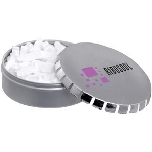 Klick-Klack Dose gefüllt mit Pfefferminz in Standardform