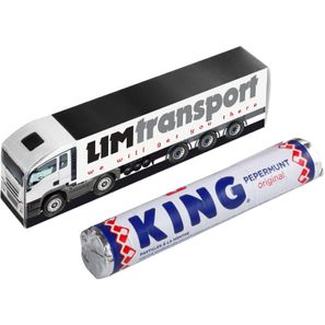 Mini LKW mit einer Rolle Süßigkeiten