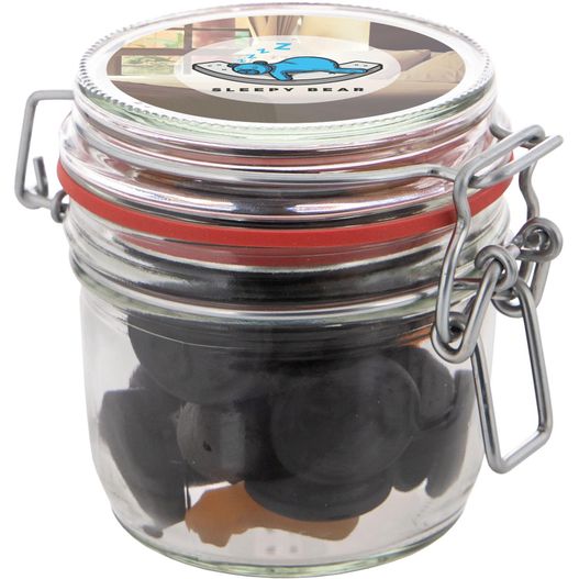 Midi Weckglas 0,25 L gefüllt mit Süßigkeiten (Bild 1)