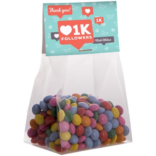 Blockbeutel mit Topkarte und 50 g Süssigkeiten (Bild 1)