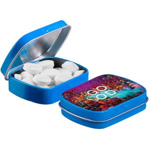 Mini Klappdeckeldose mit Pfefferminz
