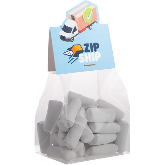 Produktabbildung Blockbeutel mit Headerkarte in Ihrer eigenen Form und 100 Gramm Süßigkeiten Blockbeutel mit Headerkarte in Ihrer eigenen Form und 100 Gramm Süßigkeiten (Bild 1)