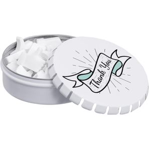 Klick-Klack Dose gefüllt mit Pfefferminz in Standardform