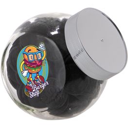 Produktabbildung Kleines Glas 0,4 Liter gefüllt mit Süßigkeiten Kleines Glas 0,4 Liter gefüllt mit Süßigkeiten