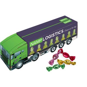 LKW mit Metallic Sweets