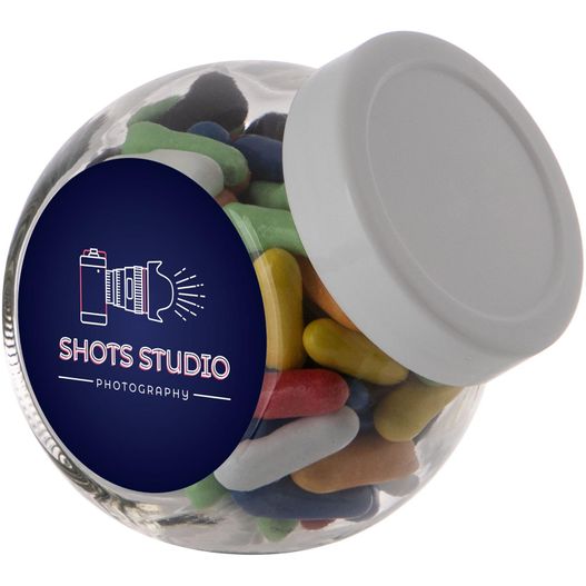 Produktabbildung Mini Glas 0,2 Liter gefüllt mit Süßigkeiten Mini Glas 0,2 Liter gefüllt mit Süßigkeiten (Bild 1)