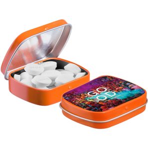 Mini Klappdeckeldose mit Pfefferminz