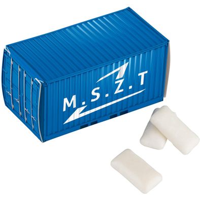 Mit Pfefferminz gefüllte Containerbox