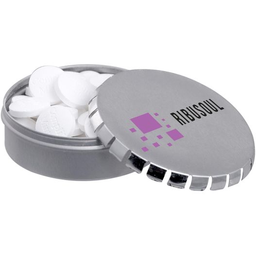 Klick-Klack Dose gefüllt mit Pfefferminz in Standardform (Bild 1)