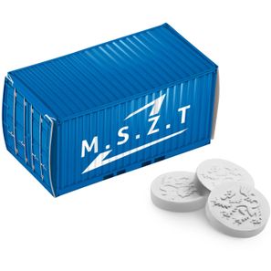 Mit Pfefferminz gefüllte Containerbox