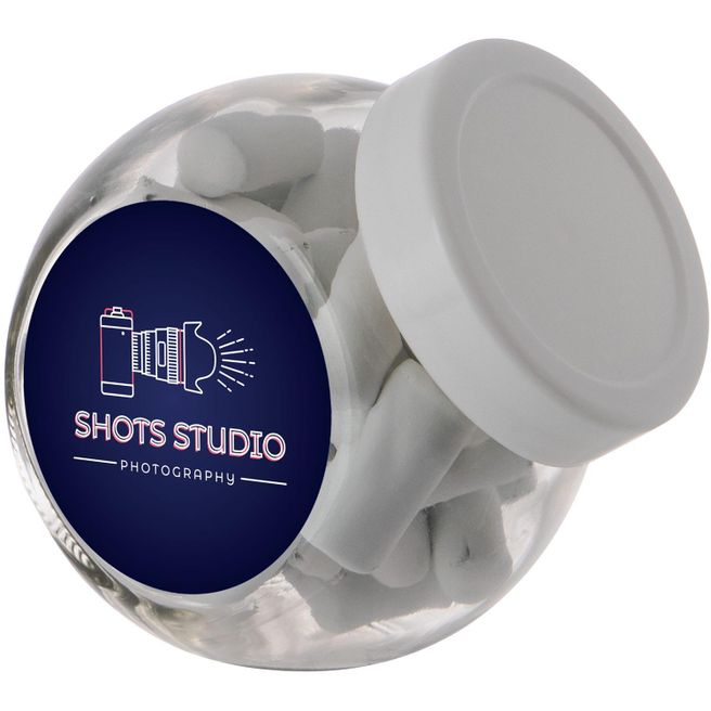 Mini Glas 0,2 Liter gefüllt mit Süßigkeiten