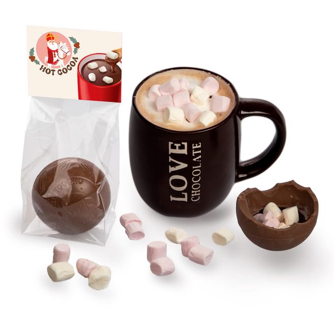 Heiße Schokoladenkugel