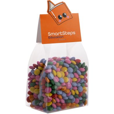 Produktabbildung Blockbeutel mit Headerkarte in Ihrer eigenen Form und 150 Gramm Süßigkeiten Blockbeutel mit Headerkarte in Ihrer eigenen Form und 150 Gramm Süßigkeiten