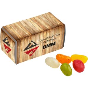 Containerbox gefüllt mit Süßigkeiten
