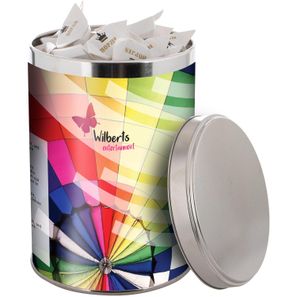 Große Dose 1,3 Liter, gefüllt mit Süßigkeiten