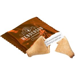 Glückskeks in bedruckter Folie