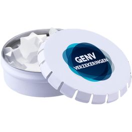 Produktabbildung Mini clic-clac Dose mit Pfefferminzform Mini clic-clac Dose mit Pfefferminzform