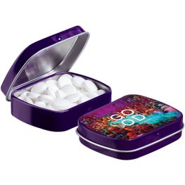 Mini Klappdeckeldose mit Pfefferminz