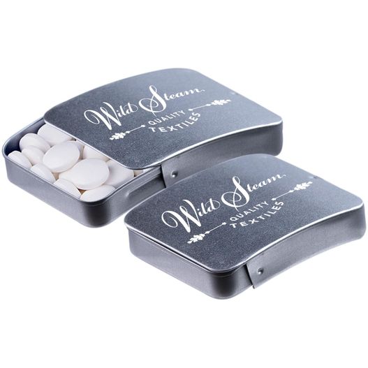 Schiebedeckeldose mit Pfefferminz (Bild 1)