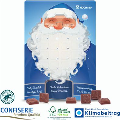 Wand-Adventskalender „Classic Design“, 75 g
