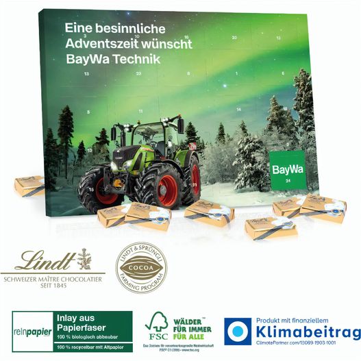 Tisch-Adventskalender Lindt „Select Edition“ Organic (Bild 1)