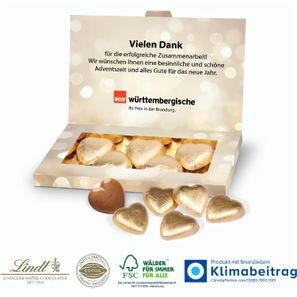 Präsentbox "Business" mit Lindt Schokoherzen