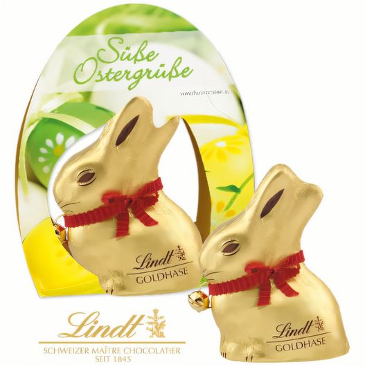 Lindt Goldhase im Werbeaufsteller, 50 g (Bild 1)