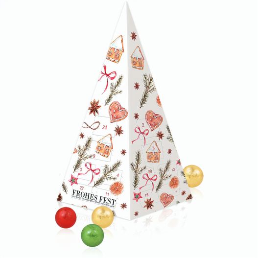 Adventskalender "Weihnachtspyramide" mit Fairtrade® Schokolade (Bild 1)