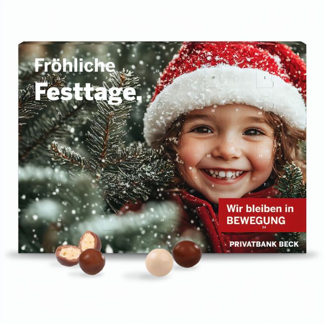 Produktabbildung Wand-Adventskalender mit Brand Knusperkugeln Wand-Adventskalender mit Brand Knusperkugeln