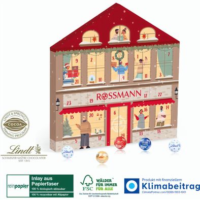 Adventskalender Lindt „Weihnachtshaus“ Organic