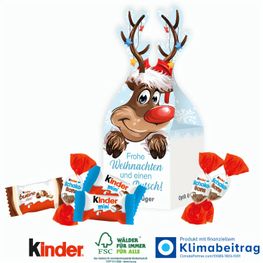 3D Präsent „Rentier“ mit süßer Füllung
