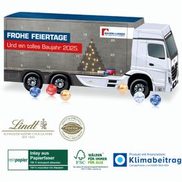 3D Adventskalender Lindt „LKW“ Organic