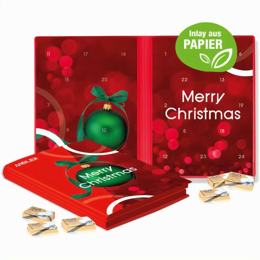 Adventskalender Weihnachtsbuch mit Lindt Schokolade (Bild 1)