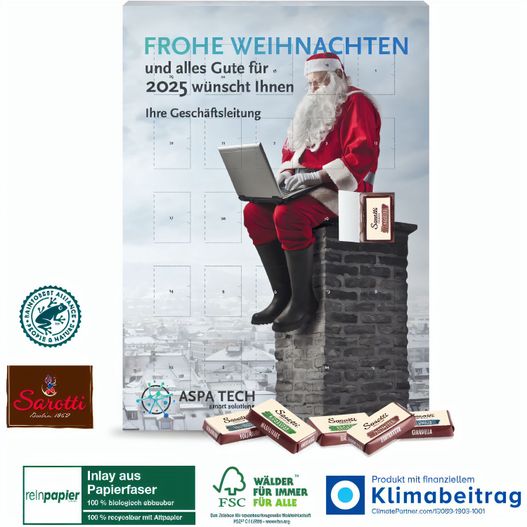 Wand-Adventskalender Sarotti „Business Exklusiv“ Organic (Bild 1)