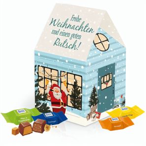 Adventskalender "Haus" mit Ritter SPORT Schokowürfel