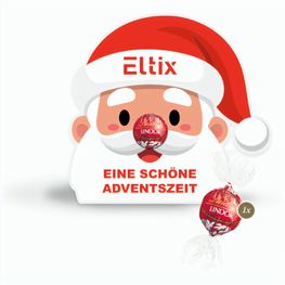 Weihnachtsmann mit Lindt Lindor Kugel