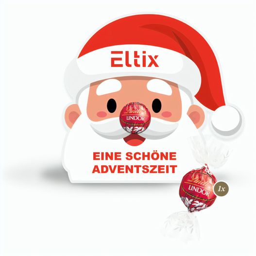 Weihnachtsmann mit Lindt Lindor Kugel (Bild 1)