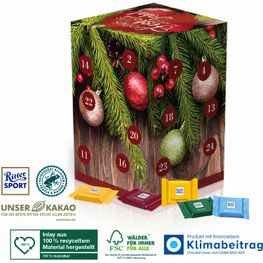 Adventskalender Cube „XL“ mit Ritter SPORT Schokolade