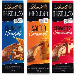 Schokoladentafel von Lindt HELLO