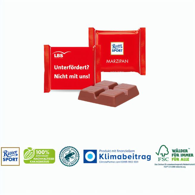 Ritter Sport „Mini“ mit Werbebanderole
