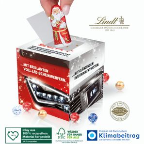 Adventskalender Lindt „Cube“ mit Weihnachtsmann
