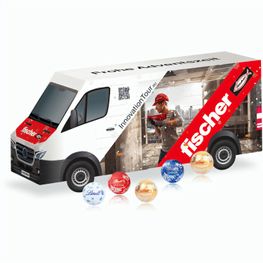 Produktabbildung 3D Adventskalender "Transporter" mit Lindt Schokolade 3D Adventskalender "Transporter" mit Lindt Schokolade